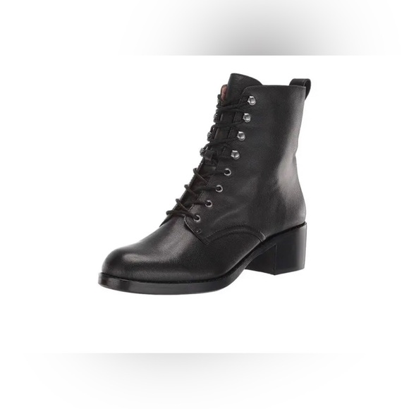 New Madewell Women Combat The Patti Lace Up Boots Black Size 6.5 - Picture 6 of 8